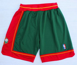 Seattle Sonics Green 1995 Throwback Swingman Shorts