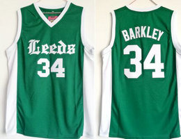 Skyline High School #34 Charles Barkley Green Basketball Jersey