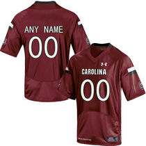 South Carolina Gamecocks Customized College Red Limited Authentic Stitched NCAA Jersey