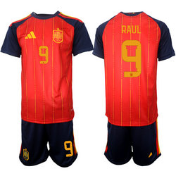 Spain #9 Raul 2026 World Cup Soccer jersey