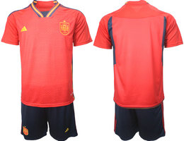 Spain Blank 2022 World Cup National Soccer Jersey