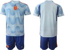 Spain Blank Away 2022 World Cup National Soccer Jersey