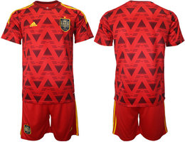 Spain home BLANK 2022 World Cup National Soccer Jersey
