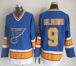 St.Louis Blues #9 Shayne Corson Blue Throwback CCM Authentic Stitched NHL Jerseys