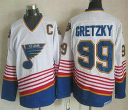St.Louis Blues #99 Wayne Gretzky White New Authentic Stitched NHL jerseys