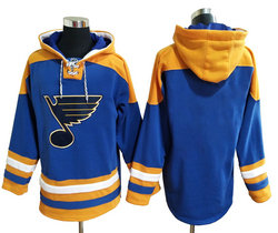 St.Louis Blues Blank Stitched Pullover Hoodie