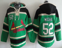 St.Louis Cardinals #52 Michael Wacha Green Hooded Jersey