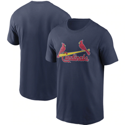 St.Louis Cardinals Blank Navy Baseball Shirt 2