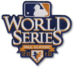 Stitched 2010 Baseball World Series Logo Jersey Sleeve Patch San Francisco Giants vs Texas Rangers