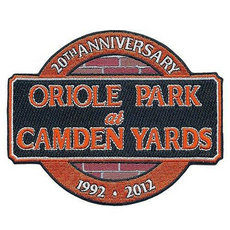 Stitched Baltimore Orioles 20th Anniversary Jersey Patch
