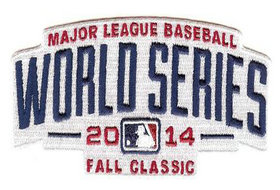 Stitched Baseball 2014 World Series Logo Jersey Sleeve Patch (Kansas City Royals & San Francisco Giants)