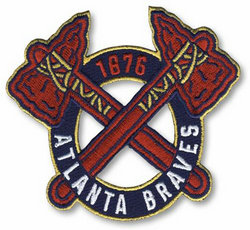 Stitched Baseball Atlanta Braves Home Sleeve Patch