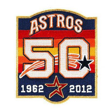 Stitched Houston Astros 50th Anniversary Jersey Patch