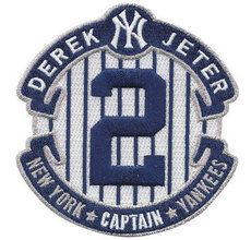 Stitched MLB 2014 Derek Jeter Retirement Final