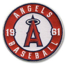 Stitched MLB Los Angeles Angels of Anaheim Round