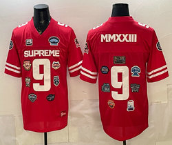 Supreme #9 Mmxxin Red jersey