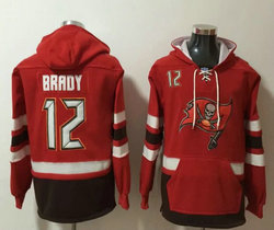 Tampa Bay Buccaneers #12 Tom Brady All Stitched Hooded Sweatshirt