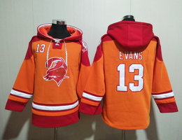 Tampa Bay Buccaneers #13 Mike Evans Yellow All Stitched Hooded Sweatshirt