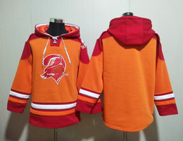 Tampa Bay Buccaneers Blank Yellow All Stitched Hooded Sweatshirt