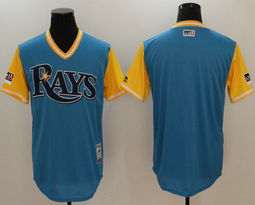 Tampa Bay Rays Blank Majestic 2018 Players Weekend Authentic Stitched MLB Jersey