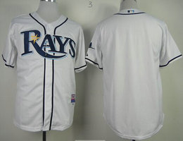Tampa Bay Rays blank White Authentic stitched MLB jersey