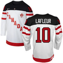 Team Canada #10 Guy Lafleur White 100th Anniversary Authentic Stitched NHL Jerseys