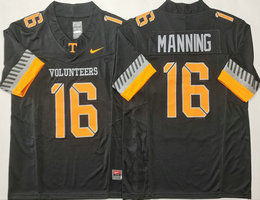 Tennessee Volunteers #16 Peyton Manning Gray 2025 Authentic stitched Football jersey