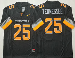 Tennessee Volunteers #25 Tennessee Gray 2025 Authentic stitched Football jersey