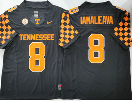 Tennessee Volunteers #8 Nico Iamaleava Black 2025 Authentic stitched Football jersey