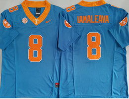 Tennessee Volunteers #8 Nico Iamaleava Blue F.U.S.E Authentic stitched Football jersey