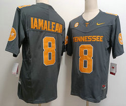 Tennessee Volunteers #8 Nico Iamaleava Carbon black NCAA College Football Jersey