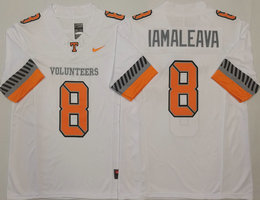 Tennessee Volunteers #8 Nico Iamaleava White 2025 Authentic stitched Football jersey