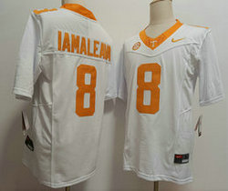 Tennessee Volunteers #8 Nico Iamaleava White F.U.S.E Authentic stitched Football jersey