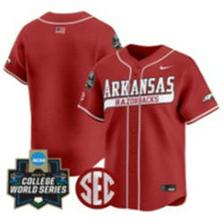 Texas Longhorns Blank Red With Independence Day patch Joint Baseball Jersey