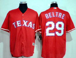 Texas Rangers #29 Adrian Beltre Red Game Authentic Stitched MLB jersey