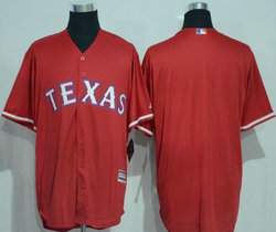 Texas Rangers Blank Red Game Authentic Stitched MLB jersey