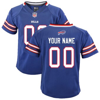 Toddler Buffalo Bills Customized Team Color Game Jersey