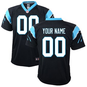 Toddler Carolina Panthers Customized Team Color Game Jersey