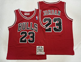 Toddler Chicago Bulls #23 Michael Jordan Red Mitchell and Ness NBA Jersey