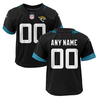 Toddler Jacksonville Jaguars Nike Black Custom Game Jersey