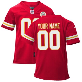 Toddler Kansas City Chiefs Customized Team Color Game Jersey