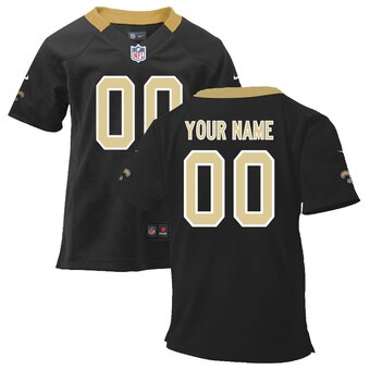 Toddler New Orleans Saints Customized Team Color Game Jersey