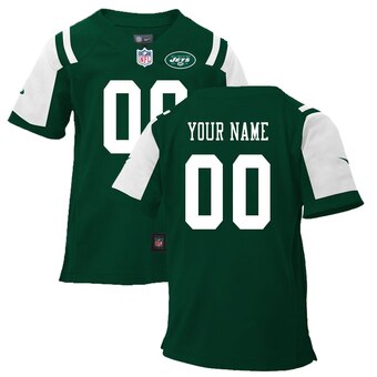 Toddler New York Jets Customized Team Color Game Jersey