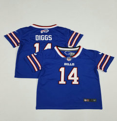 Toddler Nike Buffalo Bills #14 Stefon Diggs Blue Authentic Stitched NFL Jersey