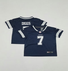 Toddler Nike Dallas Cowboys #7 Trevon Diggs Blue Authentic Stitched NFL Jersey