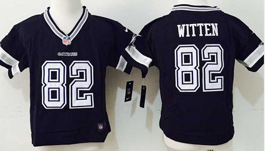 Toddler Nike Dallas Cowboys #82 Jason Witten Navy Blue Authentic stitched NFL jersey