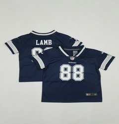 Toddler Nike Dallas Cowboys #88 CeeDee Lamb Blue Authentic Stitched NFL Jersey