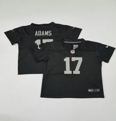 Toddler Nike Las Vegas Raiders #17 Davante Adams Black Authentic Stitched NFL Jersey