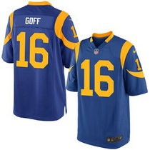 Toddler Nike Los Angeles Rams #16 Jared Goff Royal Blue Authentic stitched NFL jersey