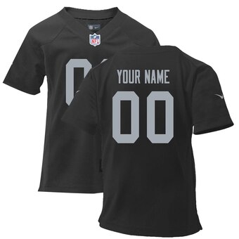 Toddler Las Vegas Raiders Customized Team Color Game Jersey